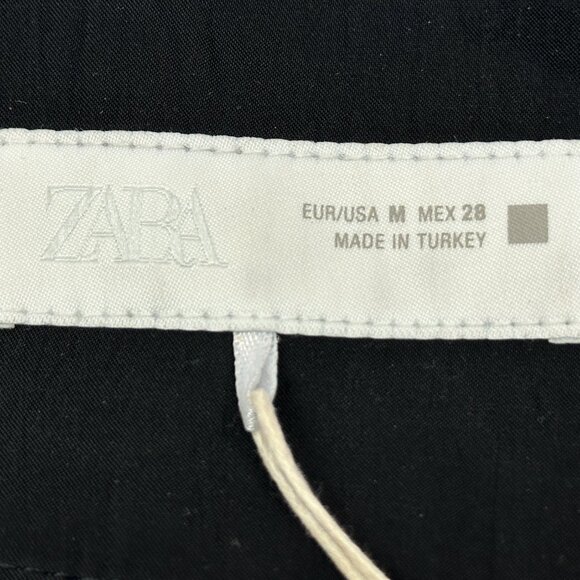 ZARA Bubble Skirt Skort Black Medium – New With Tags (NWT) - Picture 7 of 8
